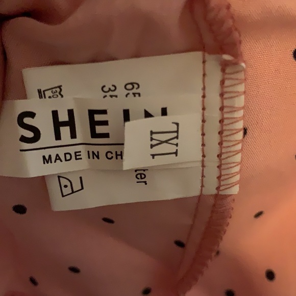Shein 1xl pink with polka dots dress - Picture 4 of 5